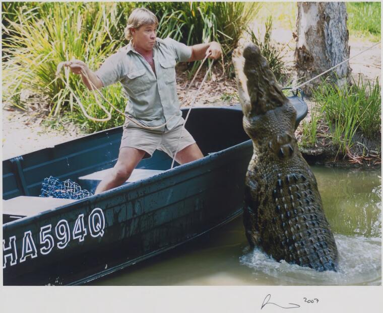 Digital Collections - Pictures - Barrett, Greg, 1943- Steve Irwin ...