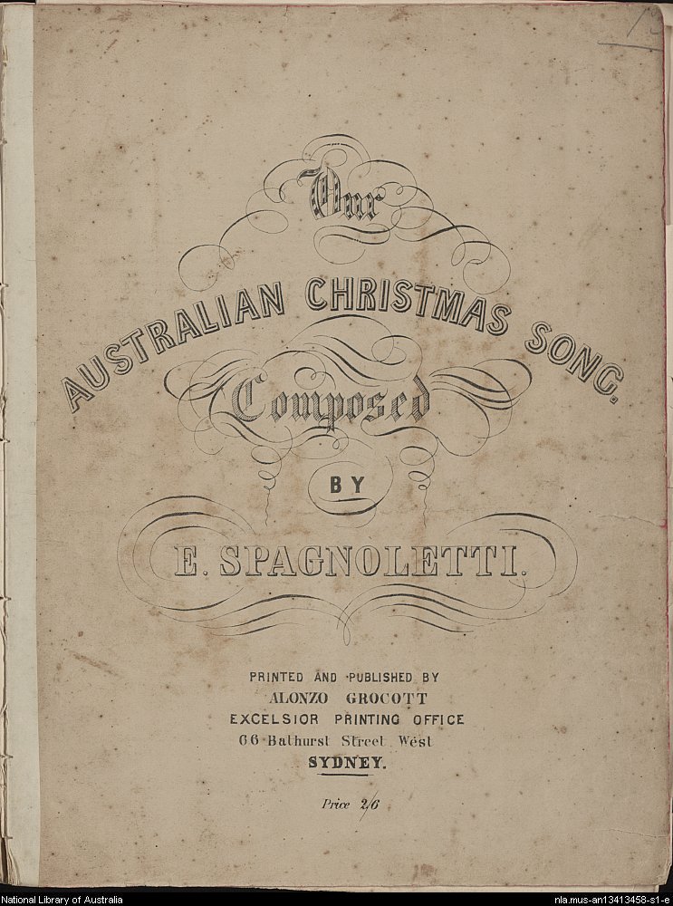 Our Australian Christmas Song - cover