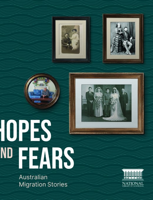 The front cover of the book 'Hopes and Fears: Australian Migration Stories'.