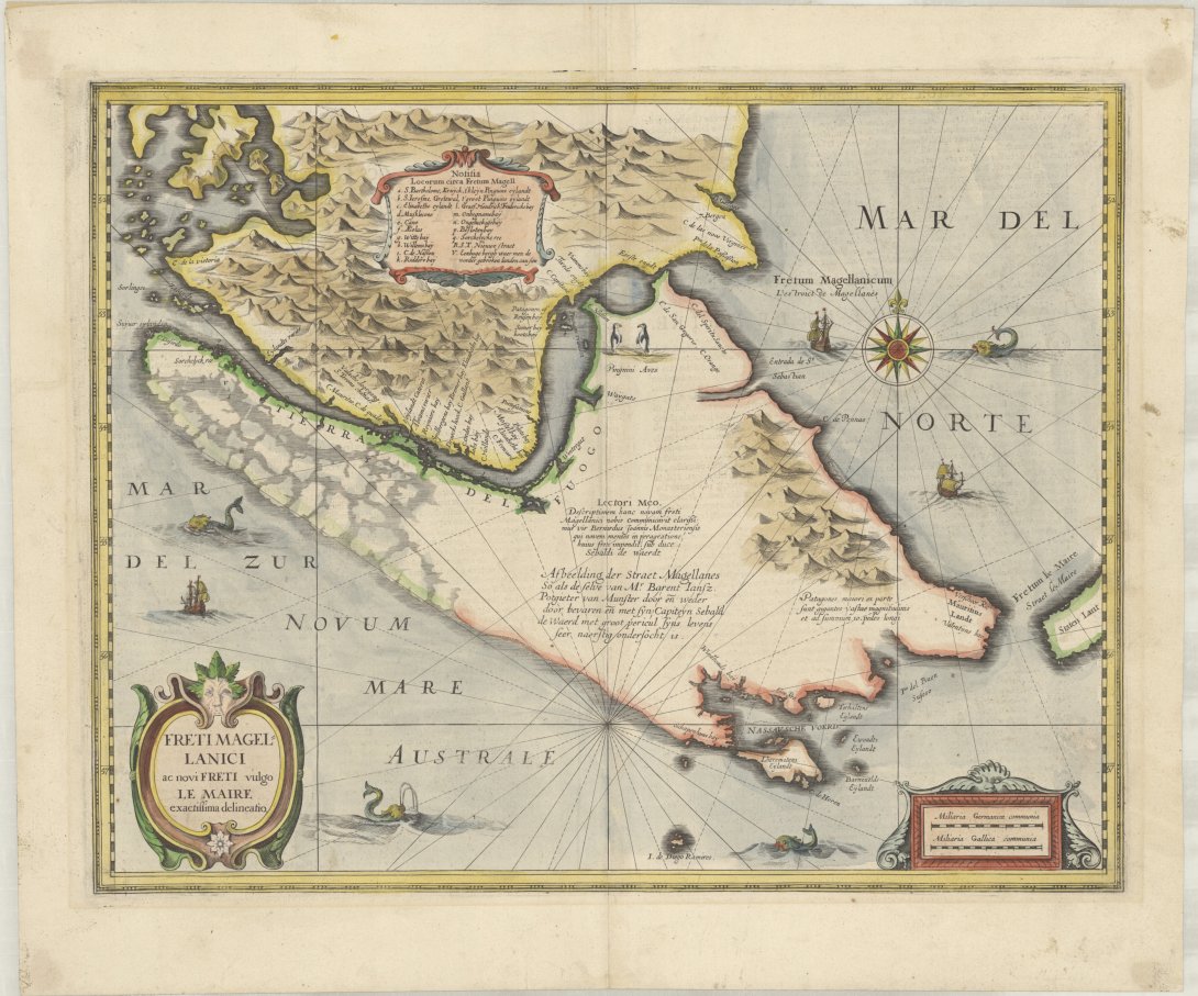 The Straits of Magellan: the Atlantic to the Pacific map