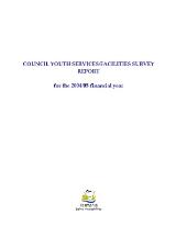 Thumbnail - Council youth services/facilities survey report [electronic resource]