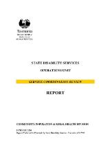 Thumbnail - Service coordination review report [electronic resource]