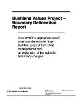 Thumbnail - Bushland Values Project [electronic resource].