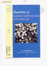 Thumbnail - Symptoms of nutrient deficiencies of pyrethrum [electronic resource]