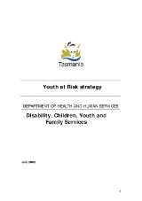 Thumbnail - Youth at risk strategy [electronic resource]