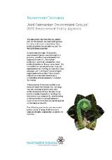 Thumbnail - Joint Tasmanian environment groups' 2010 environment policy agenda [electronic resource]