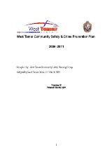 Thumbnail - West Tamar Community Safety & Crime Prevention Plan 2009-2011 [electronic resource]