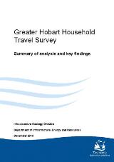 Thumbnail - Greater Hobart household travel survey [electronic resource] : summary of analysis and key findings