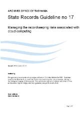 Thumbnail - State Records guideline [electronic resource]