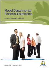 Thumbnail - Model Departmental financial statements : for the year ended 30 June 2010