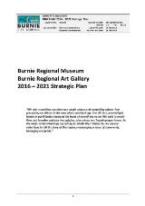 Thumbnail - Burnie Regional Museum, Burnie Regional Art Gallery : ... strategic plan.