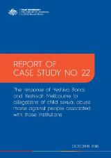Thumbnail - Report of case study no. 22 : the response of Yeshiva Bondi and Yeshivah Melbourne to allegations of child sexual abuse made against people associated with those institutions