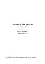 Thumbnail - The burning bush windows