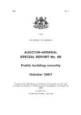 Thumbnail - The Auditor-General special report [electronic resource]
