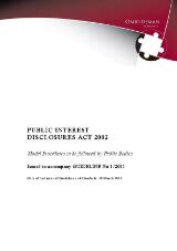 Thumbnail - Public Interest Disclosures Act 2002
