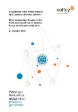 Thumbnail - Final independent review of the National Action Plan on Women, Peace and Security 2012-2018.