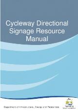 Thumbnail - Cycleway directional signage resource manual