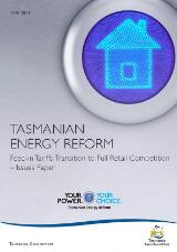 Thumbnail - Tasmanian energy reform : Market and regulatory framework : position paper