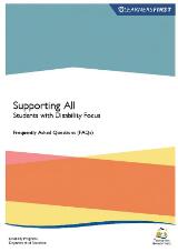 Thumbnail - Supporting all students with disability focus : frequently asked questions (FAQs)