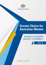 Thumbnail - Greater choice for Australian Women - Women's Economic Security Statement 2018