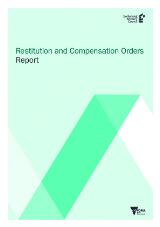 Thumbnail - Restitution and compensation orders : report