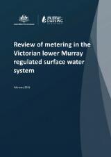 Thumbnail - Review of metering in the Victorian lower Murray regulated surface water system