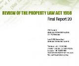 Thumbnail - Review of the Property Law Act 1958 Final Report 20