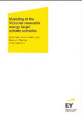 Thumbnail - Modelling of the Victorian renewable energy target scheme scenarios.