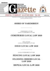 Thumbnail - Western Australian government gazette.