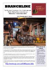Thumbnail - Branchline : the members' newsletter of the Castlemaine and Maldon Railway Preservation Society.