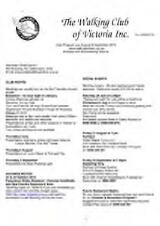 Thumbnail - Contour lines : Walking Club of Victoria Inc. newsletter.