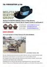 Thumbnail - Newsletter of the Military History Group.