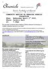 Thumbnail - The chronicle : Yandoit, Franklinford and Clydesdale.