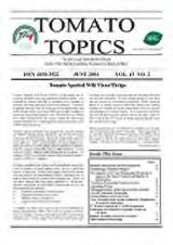 Thumbnail - Tomato topics : news and information for the processing tomato industry.