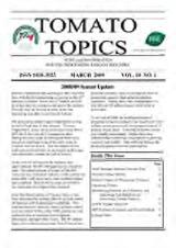 Thumbnail - Tomato topics : news and information for the processing tomato industry.