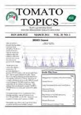 Thumbnail - Tomato topics : news and information for the processing tomato industry.
