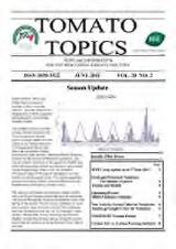 Thumbnail - Tomato topics : news and information for the processing tomato industry.