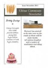 Thumbnail - Ultima community newsletter.