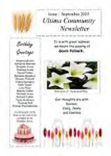 Thumbnail - Ultima community newsletter.