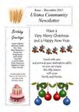 Thumbnail - Ultima community newsletter.