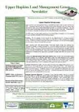 Thumbnail - Upper Hopkins Land Management Group newsletter.
