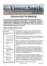 Thumbnail - Yinnar South newsletter.