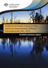 Thumbnail - Incidence of suicide among serving and ex-serving Australian Defence Force personnel 2001-2015: in brief summary