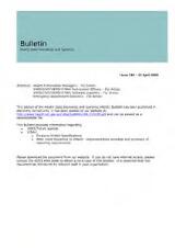 Thumbnail - HDSS bulletin.