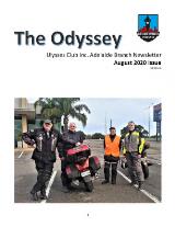 Thumbnail - The odyssey : the newsletter of the Ulysses Club Inc., Adelaide Branch.