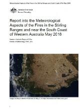Thumbnail - Report into the Meteorological Aspects of the Fires in the Stirling Ranges and near the South Coast of Western Australia May 2018