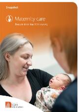 Thumbnail - Maternity care : results from the 2019 patient survey