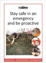Thumbnail - Stay safe in an emergency and be proactive : emergency preparedness information.