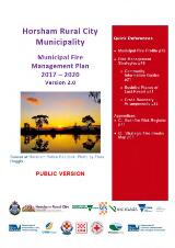 Thumbnail - Horsham Rural City Municipality municipal fire management plan 2017-2020