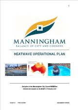 Thumbnail - Heatwave operational plan : sub plan of the Manningham City Council MEMPlan